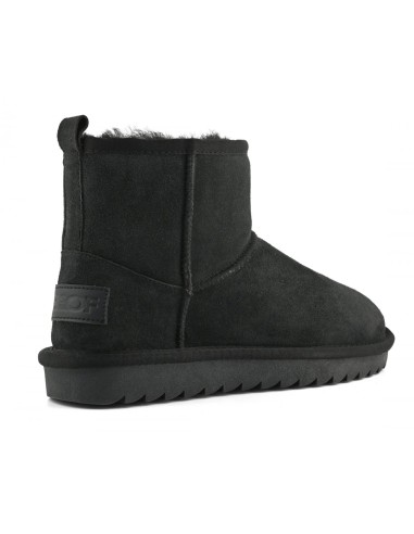 Boots Colors of California Shearling Black femme – Bottines fourrées en daim noir