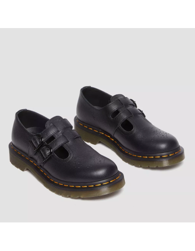Dr. Martens Mary Jane Femme – Chaussures à brides noires en cuir