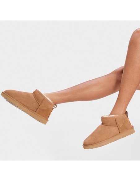 Bottines & Boots - Ugg - W Classic Ultra Mini Chesnut