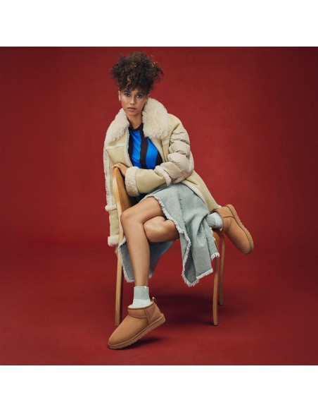 Bottines & Boots - Ugg - W Classic Ultra Mini Chesnut