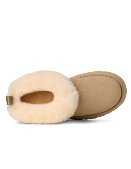 UGG Femme – Tazzelle – Chaussons Sand en Suède Déperlant & Semelle Plateforme