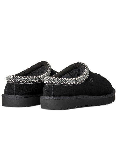 UGG Tasman II Femme Daim Noir – Chaussons avec semelle résistante