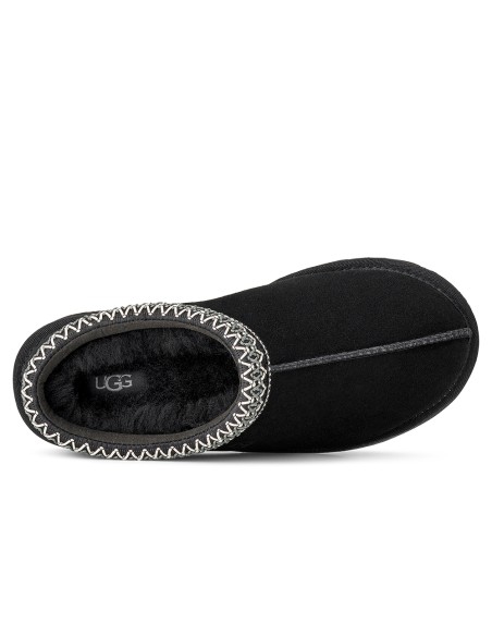 UGG Tasman II Femme Daim Noir – Chaussons avec semelle résistante