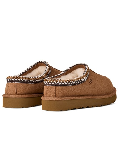 UGG Tasman II Femme Chestnut – Chaussons en daim et laine UGGplush™