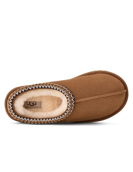UGG Tasman II Femme Chestnut – Chaussons en daim et laine UGGplush™