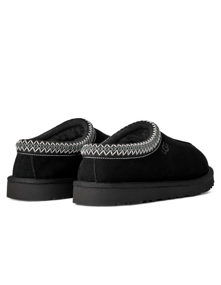 UGG Tasman II Homme Noir – Chaussons en daim et laine