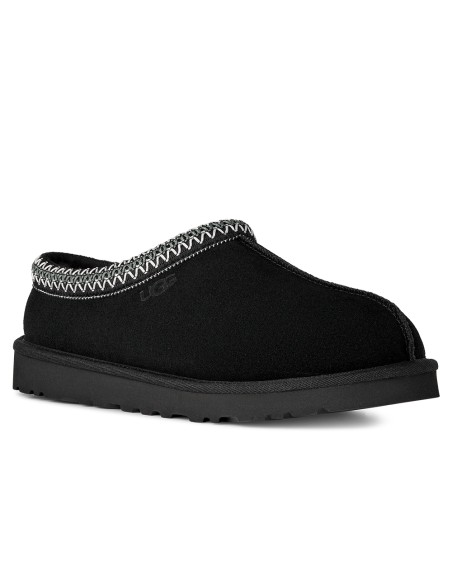 UGG Tasman II Homme Noir – Chaussons en daim et laine