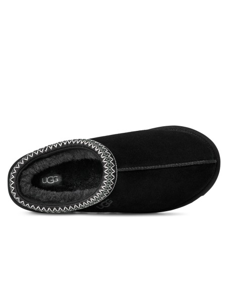 UGG Tasman II Homme Noir – Chaussons en daim et laine