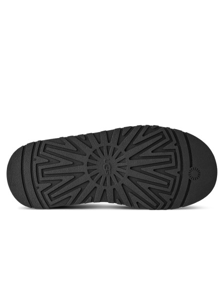 UGG Tazz II Femme Noir – Chaussons plateforme en daim et laine