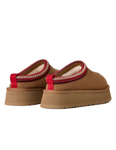 UGG Tazz II Femme Chestnut – Chaussons plateforme en daim et laine