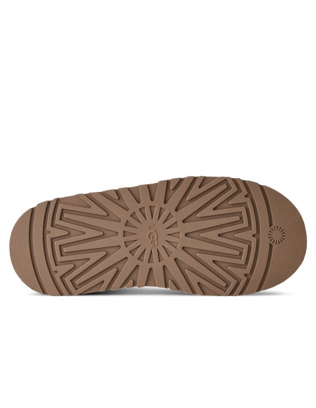 UGG Tazz II Femme Chestnut – Chaussons plateforme en daim et laine