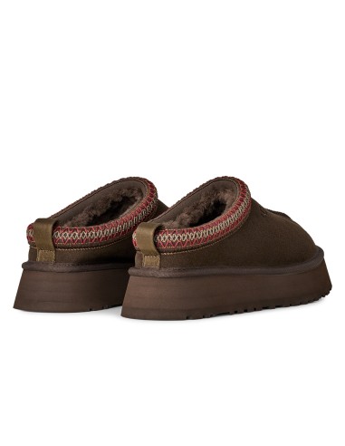UGG Tazz Platform Dusted Cocoa – Chaussons plateforme en suède avec laine UGGplush™