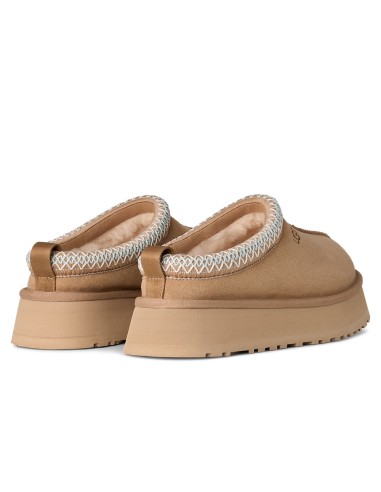 UGG Tazz Platform Sand Femme – Chaussons plateforme en suède avec laine UGGplush™