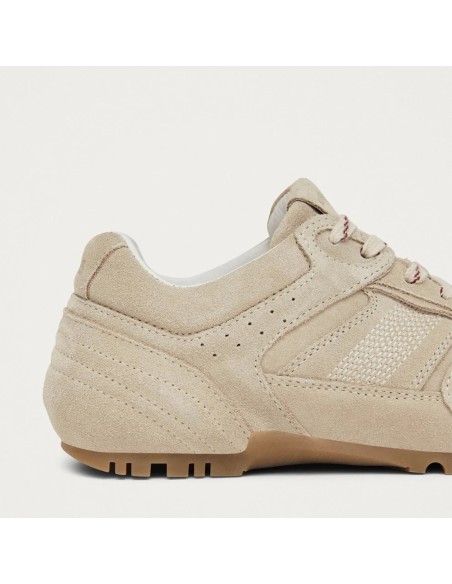 ALOHAS TB.56 Femme Beige – Sneakers en suède au style rétro chic & minimaliste