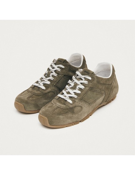 ALOHAS TB.56 Kaki – Sneakers suède unisexe rétro & minimaliste pour look urbain