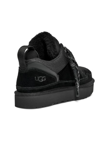 UGG Lowmel Black - Baskets en Daim avec doublure chaude pour femme