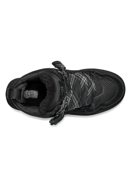 UGG Lowmel Black - Baskets en Daim avec doublure chaude pour femme