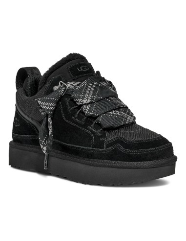 UGG Lowmel Black - Baskets en Daim avec doublure chaude pour femme