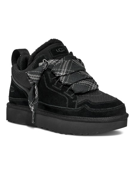 UGG Lowmel Black - Baskets en Daim avec doublure chaude pour femme