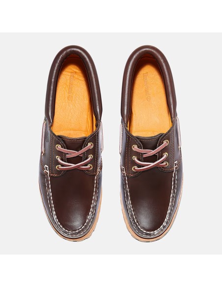 Timberland – Chaussures bateau femme cuir marron Auth Boat Shoe