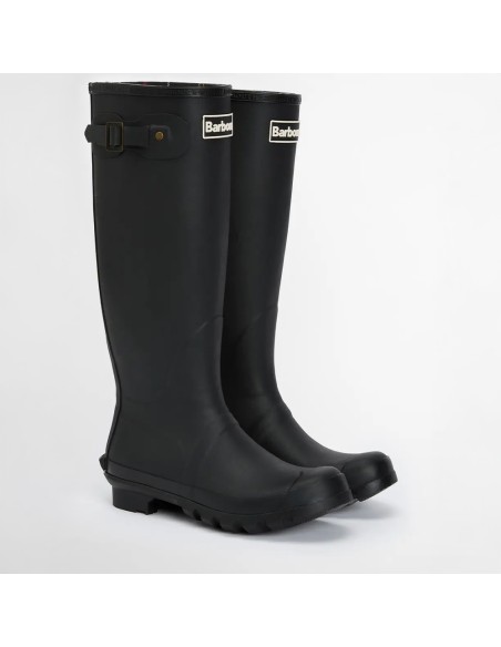 Barbour Bede Tall Welly – Bottes de pluie hautes noires pour femme