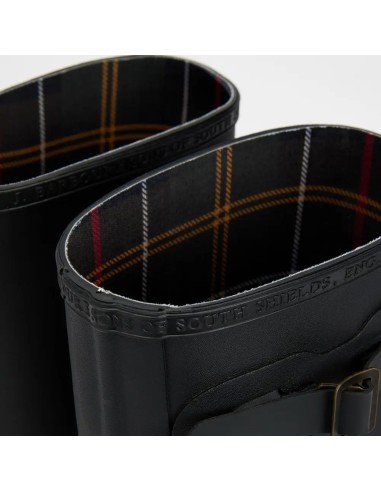Barbour Bede Tall Welly – Bottes de pluie hautes noires pour femme