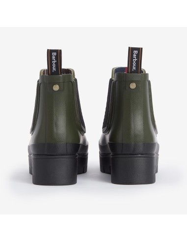 Bottines de pluie Barbour Halton Olive – Look Chelsea moderne & imperméabilité totale