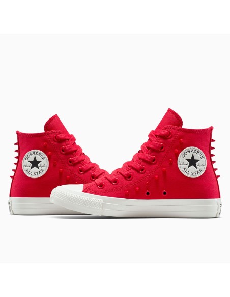Converse Chuck Taylor All Star Utility Hi Rouge A15506C – Baskets Montantes à Clous