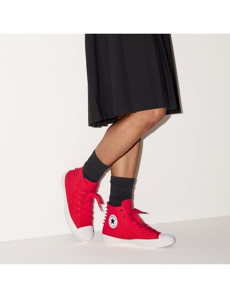 Converse Chuck Taylor All Star Utility Hi Rouge A15506C – Baskets Montantes à Clous