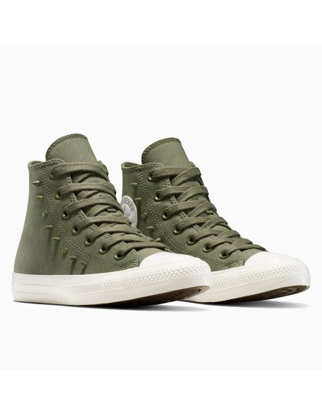 Converse Chuck Taylor All Star Utility Hi A15505C – Baskets Montantes Kaki à Clous