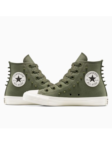 Converse Chuck Taylor All Star Utility Hi A15505C – Baskets Montantes Kaki à Clous