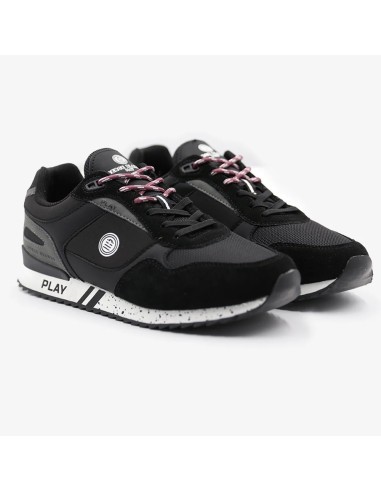 Serge Blanco Chamonix Noir – Baskets Homme Noires au Look Sport Chic Intemporel