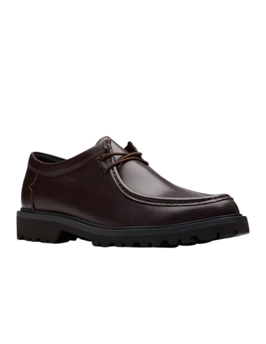 Clarks Berwick Seam Cuir Marron Foncé – Chaussures Homme Élégantes et Robustes