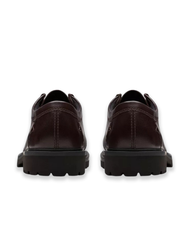 Clarks Berwick Seam Cuir Marron Foncé – Chaussures Homme Élégantes et Robustes