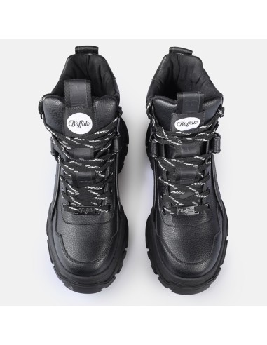 Buffalo Venom Mid femme noire 1622618 – Boots plateforme vegan