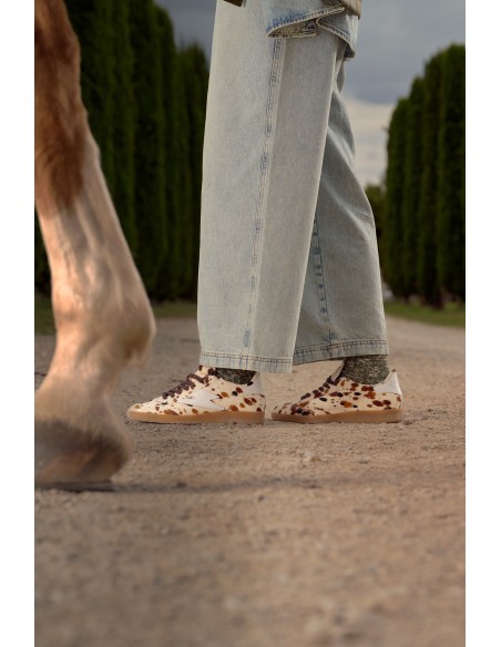 Semerdjian Risy C904 Femme – Basket Imprimé Vache - Tendance