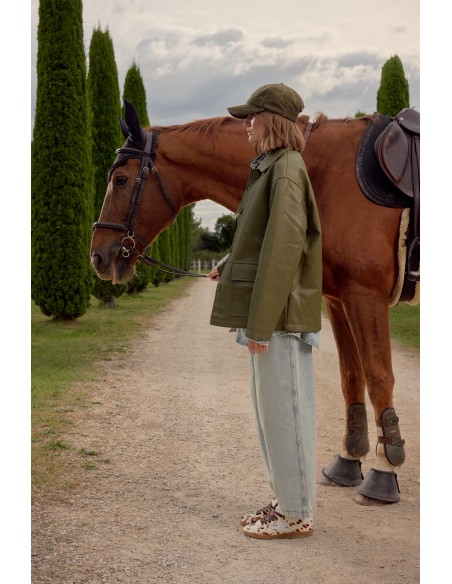 Semerdjian Risy C904 Femme – Basket Imprimé Vache - Tendance