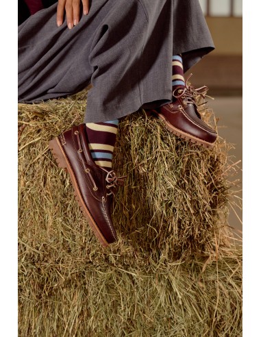 Timberland – Chaussures bateau femme cuir marron Auth Boat Shoe