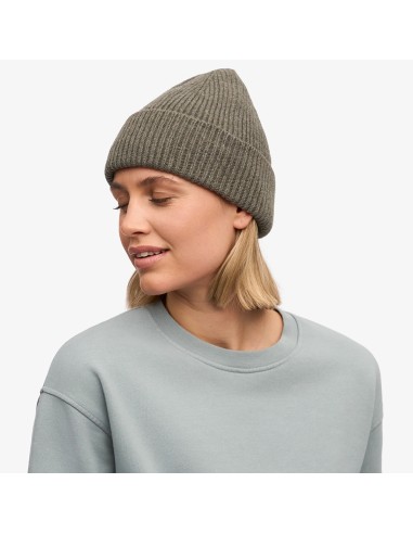 Colorful Bonnet merino wool beanie olive