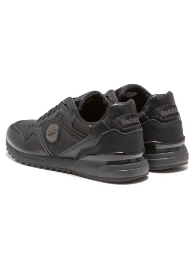 Baskets Redskins ST271 en cuir noir avec détails en textile pour homme