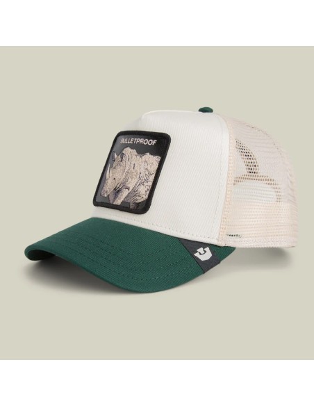Goorin Bros. Casquette Bulletproof Trucker Blanc/Vert