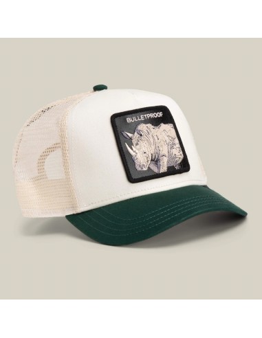 Goorin Bros. Casquette Bulletproof Trucker Blanc/Vert