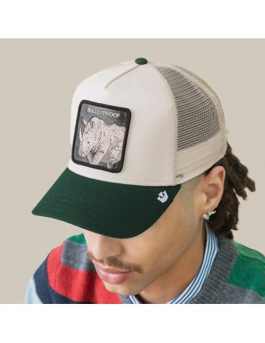 Goorin Bros. Casquette Bulletproof Trucker Blanc/Vert
