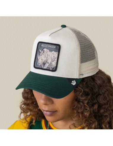 Goorin Bros. Casquette Bulletproof Trucker Blanc/Vert