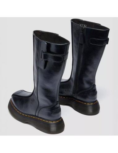 Dr. Martens 42577001 femme – bottes hautes plateforme cuir noir