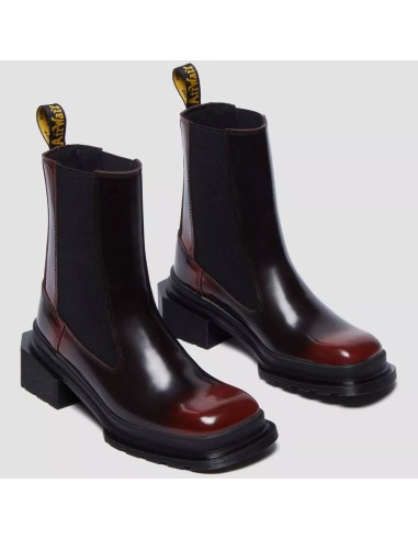 Bottines Femme Dr. Martens Maybole Chelsea Black Cherry Red Arcadia