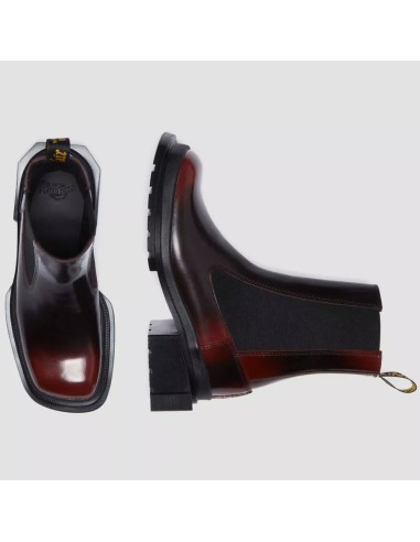 Bottines Femme Dr. Martens Maybole Chelsea Black Cherry Red Arcadia
