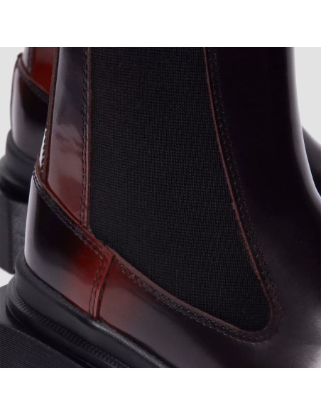 Bottines Femme Dr. Martens Maybole Chelsea Black Cherry Red Arcadia