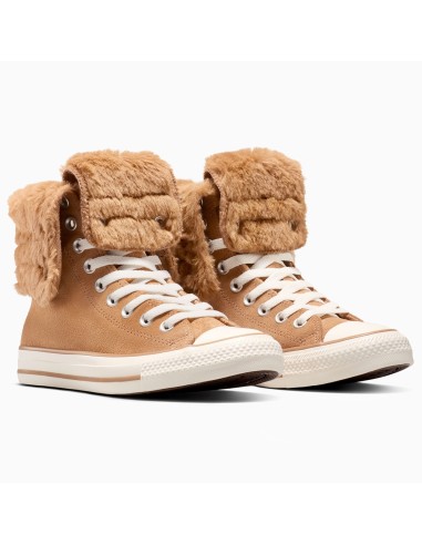 Converse Chuck Taylor X-Hi Fourrée Caramel – Sneaker montante hiver
