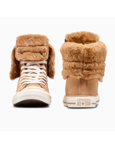 Converse Chuck Taylor X-Hi Fourrée Caramel – Sneaker montante hiver